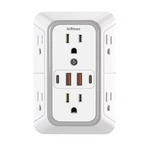 Jcblaon Outlet Extender Surge Protector - 6 Splitter With 4 Usb Ports .... Fixed Price $19.58.