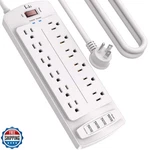 Power Strip, Tcstei Surge Protector With 12 Outlets And 4 Usb Ports, 10 Feet. Fixed Price $44.99.