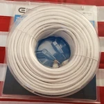 Commercial Electric 150 Ft CAT5E Patch Cord 1001 528 283 White Nip. Fixed Price $24.99.
