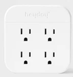 Heyday 4 Outlet Wall Tap & Usb-c Adapter 13A White. Fixed Price $11.99.