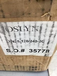 Houston Stock New Joslyn Hi-voltage XN25-120/240-2G Surge Protective Device 240V. Fixed Price $756.00.