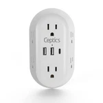 Ceptics 20W Wall Power Strip Charger - Small & Compact Surge Protector 1800.... Fixed Price $22.17.