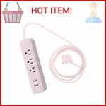Globe Electric - 78257 Designer Series Power Strip, Rose 3 Outlet. Fixed Price $24.45.