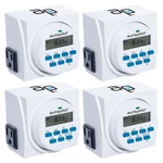 Hydrofarm 7 Day Dual Outlet Digital Programmable Timer Controllers, (4 Pack). Fixed Price $78.99.