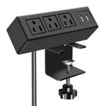 Cccei 3 Outlet Clamp Power Strip With Usb Ports, Desktop 6FT, Black. Fixed Price $25.63.