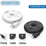 Nton Ultra Thin Power Strip Ac 3/4-OUTLETS With Usb Ports Wall Mountable. Fixed Price $18.04.