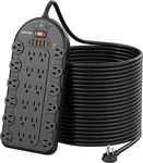 Depow 25 Ft Power Strip Surge Protector (3,400 Joules), 24 Ac Multiple Out. Fixed Price $94.99.