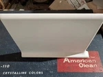Pc 1/4" X 6" Tile Cove Base Corner SCL3419T 61 Designer White American Olean. Fixed Price $13.50.