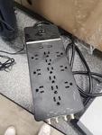 Rocketfish RF-HTS3117 12 Outlet Usb Surge Protector Power Strip 4680 Joules. Fixed Price $55.00.