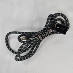 Vintage General Electric Appliance Power Cord Woven Cloth 2-PIN Bakelite Plug. Fixed Price $45.74.