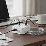 Smart Power Solution: 8-OUTLET Surge Protector With Usb Charging & Wall Mount. Fixed Price $20.91.