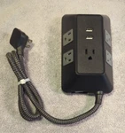 Surge Protector Power Strip With 2 Usb & 5 Ac Outlets 3 Ft Long Cord Intertek/ge. Fixed Price $15.99.