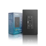 Topeler Usb Wall Outlet, 4.8A Charger Receptacle With Type & Por.... Fixed Price $23.43.