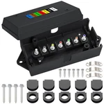 Cheemuii 7 Way Trailer Junction Weatherproof Pin Box,. Fixed Price $13.09.