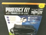 Tripp Lite Plug Jack Surge Protector Black 1130J 2 Prong TRAVELERC8 Leds. Fixed Price $22.67.