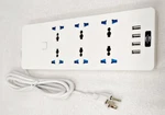 Jumpso White Universal Power Strip W/6 Ac Outlets And 4 Usb Model T12. Fixed Price $33.54.