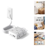 Ultra Thin Surge Protector Power Strip - 8 Outlets & 4 Usb Ports For All Devices. Fixed Price $20.95.