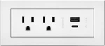 RDZCWH10 Radiant Furniture Power Center With Usb, Recessed Strip, 2 Outlet. Fixed Price $161.99.