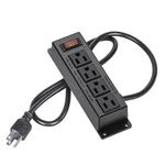 Wall Power Outlet Strip, Mountable 3.3FT Cord, 1M4A. Fixed Price $21.82.