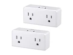 Clear Power 2-OUTLET Wall-taps With Usb Charging. Fixed Price $27.95.