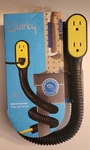 Quirky Prop Power Wrap Around 3 Outlets 9-FOOT Extension Cord. Nib. Fixed Price $22.50.