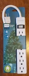 Philips 2 Feet 6-OUTLET Power Strip Cord With Surge Protector. Fixed Price $8.00.