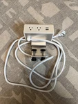 Uplift Desk Clamp On Mount Power With Usb White PDC003-WHT. Fixed Price $30.00.