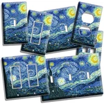 Van Gogh Starry Night Sky Painting Light Switch Outlet Wall Plate Fine Art Decor. Fixed Price $9.99.