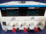 New In Box Global Specialties 1302B Triple Output Dc Variable Power Supply 5VD. Fixed Price $299.99.