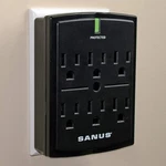 Sanus On-wall Low Profile 1080J Fireproof Surge Protector With 6 Ac Outlets &.... Fixed Price $20.71.