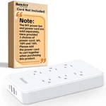 Huntkey Surge Protector Power Strip 6 Outlets 4 Ports Usb-c Usb-a Detachable. Fixed Price $31.33.