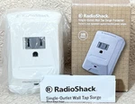 Radio Shack Single-outlet Wall Tap Surge Protector 900 JOULE,6000V,45000A Max. Fixed Price $12.95.