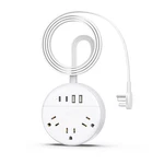 5 Ft Flat Plug Extension Cord Power Strip 3 Outlets 4 Usb Ports Ultra Thin. Fixed Price $34.49.