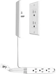Cabocasa 3FT Ultra Flat Plug Extension Cord Power Strip With Outlets, Patented. Fixed Price $15.04.