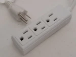 Kmc 3-OUTLET Power Strip Extension Cord ,outlet SAVER,1-FOOT.... Fixed Price $13.99.