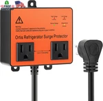 Refrigerator Surge Protector, Ortis Double Outlet Voltage For Home App. Fixed Price $44.53.