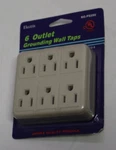 Brand New Electrix Uninex 6 Outlet Grounding Wall Taps NO.PS29U Indoor Use Only. Fixed Price $7.91.