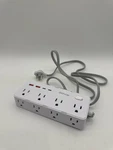 Depow Power Strip Surge Protector 5FT Cord 8 Ac Outlets 4 Usb 1700 Joule White. Fixed Price $17.49.