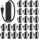 12 Pack 3 Outlet Power Strip Extension Cord Flat Plug Heavy Duty Mountable Ft. Fixed Price $62.63.