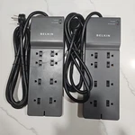 Lot Of 2 Belkin Outlet Surge Protector BE108000-08-CM. Fixed Price $20.69.