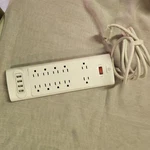Witeem Power Strip Surge Protector, 10 Outlets, 4 Usb. Fixed Price $13.50.