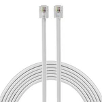 Power Gear 15FT White Telephone Line Cord For Home Office Use Modem Fax Machines. Fixed Price $9.59.