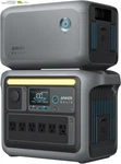 Anker Solix C1000 Portable Power Station And BP1000 Expansion Battery, 1800W. Fixed Price $1366.45.