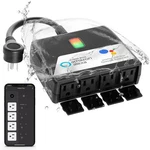 Smart Heavy Duty Outdoor Power Strip Wifi Plug Water-resistant Socket, Electr.... Fixed Price $52.96.