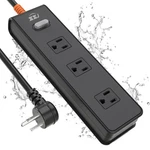 Outdoor Power Strip Weatherproof IPX6 Waterproof Surge Protector 3 Wide Outlets. Fixed Price $27.18.