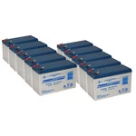Power-sonic 12V, 7AH, Agm F2 Battery Replaces Tripp Lite SMART5000RT3U 10 Pack. Fixed Price $199.99.