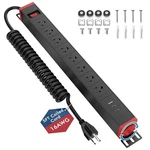 8 Outlet Surge Protector Power STRIP,360 Rotatable Mounting,pd 20W Usb F. Fixed Price $45.39.