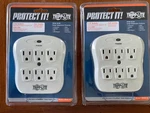 (2 Units) Tripp Lite Protect 6 Ac Outlets 540 Joules New Power Strip. Fixed Price $14.00.