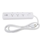 Aqia Smart Power Strip 3 Outlet, 1 Usb And Port Alexa, Google Compatible. Fixed Price $29.99.