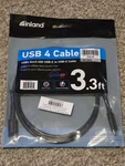Inland Cable 3.3FT 100W Usb-c Charging 40 Gbps Data Transfer Nickel Plated. Fixed Price $17.99.